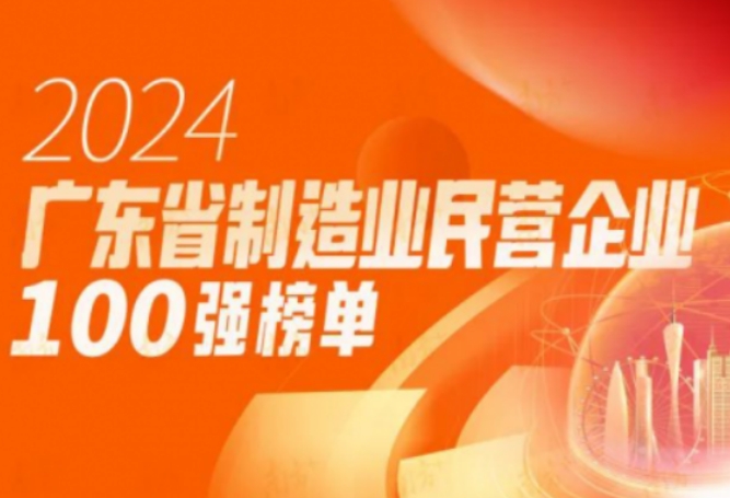 传音控股入选“2024广东省民营企业100强”，排名第24位